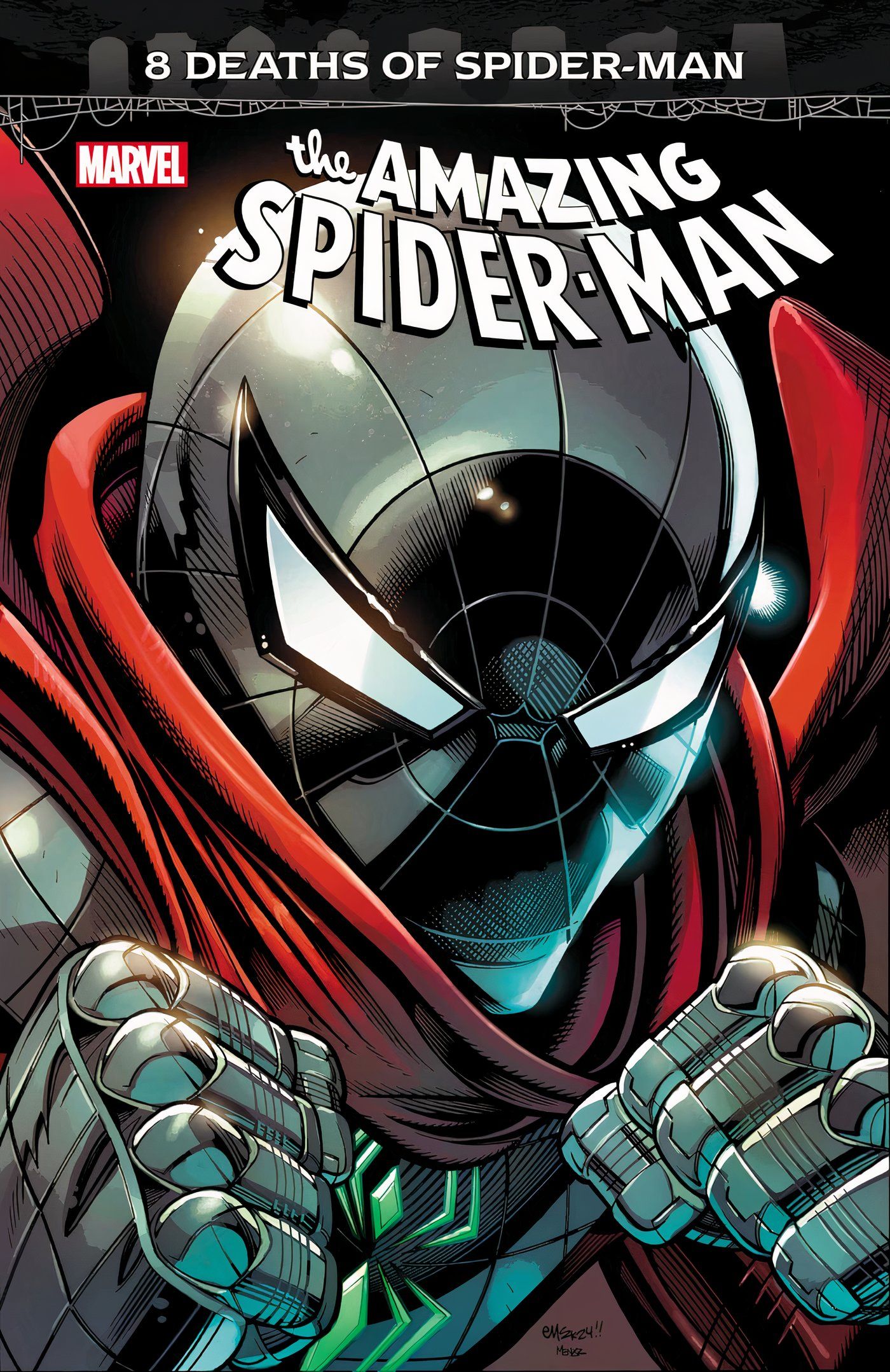 Capa de 8 Mortes do Homem-Aranha