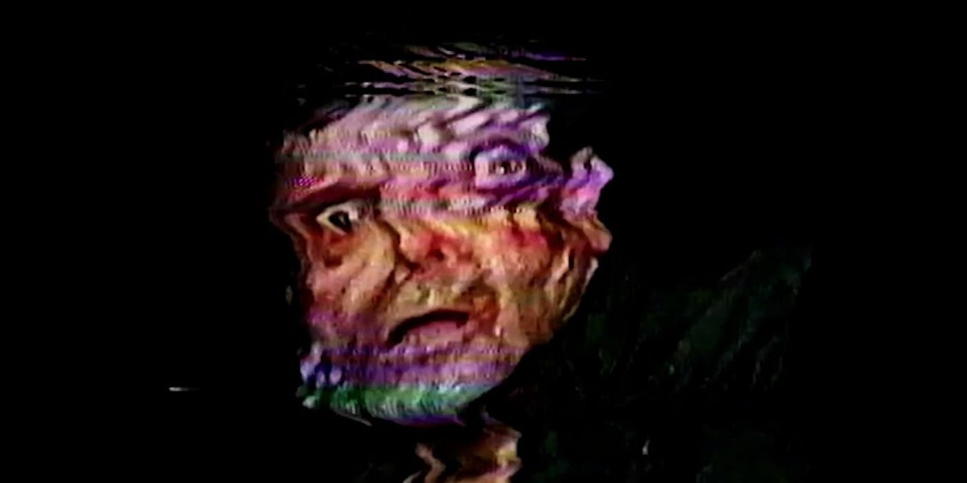 Uma imagem distorcida do Homem-Rã em Frogman.