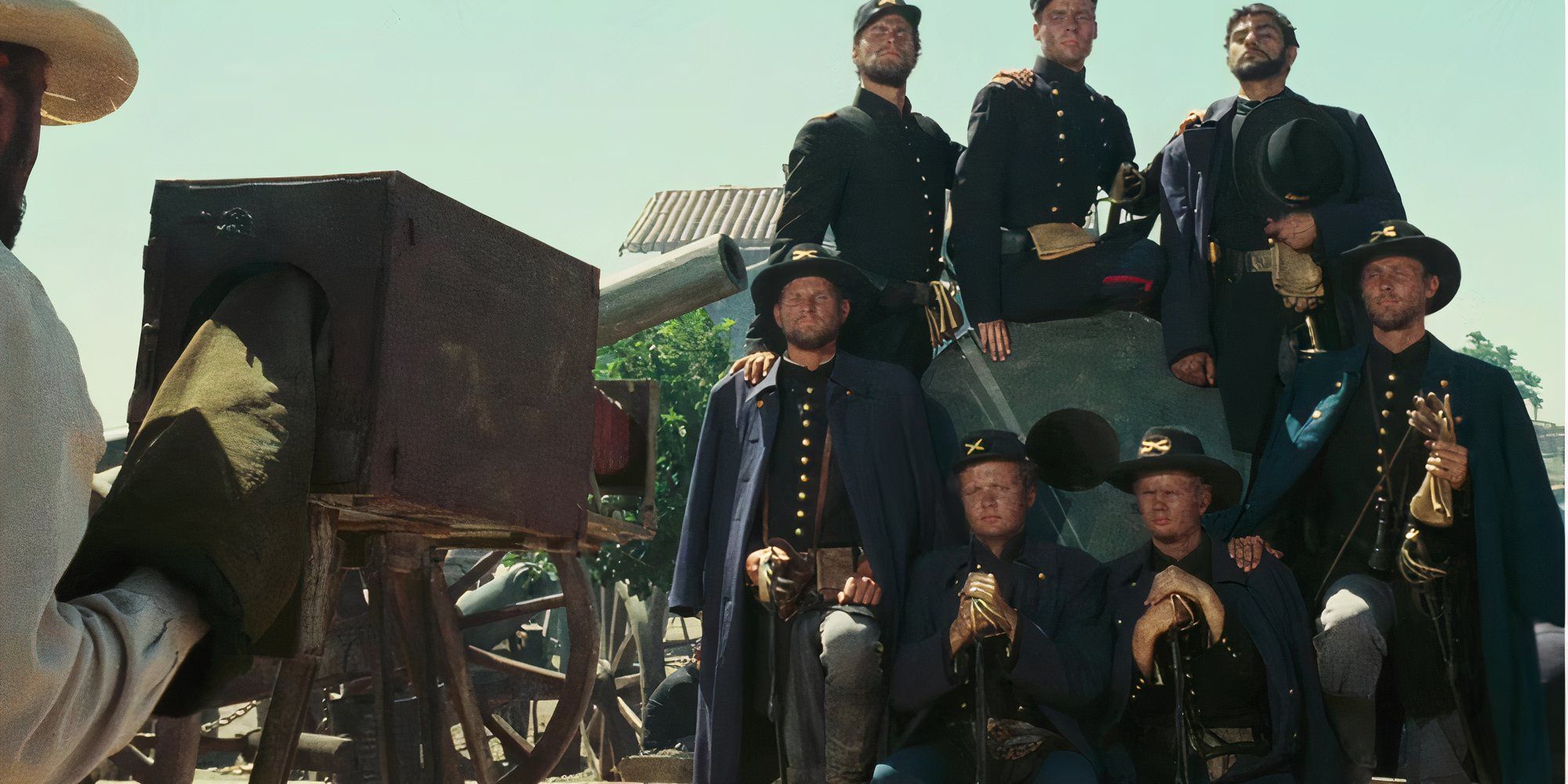 A group of Union soldiers pose for a photo in “The Good Rogue and the Ugly”