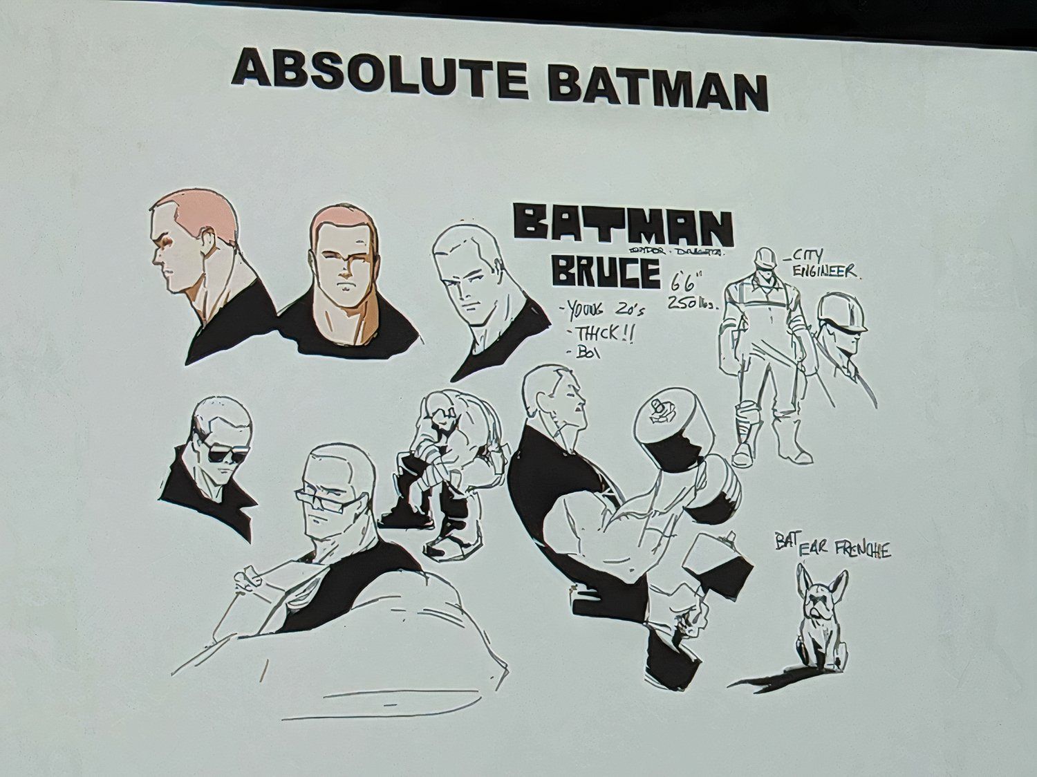 Absolute Batman Designs Size Height and Body Weight