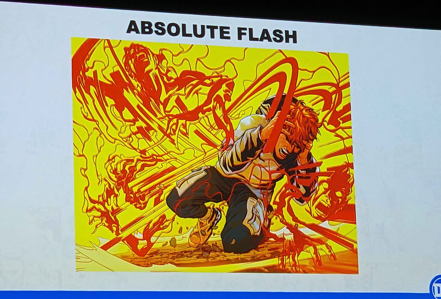 Flash Absoluto na Primeira Arte DC da SDCC