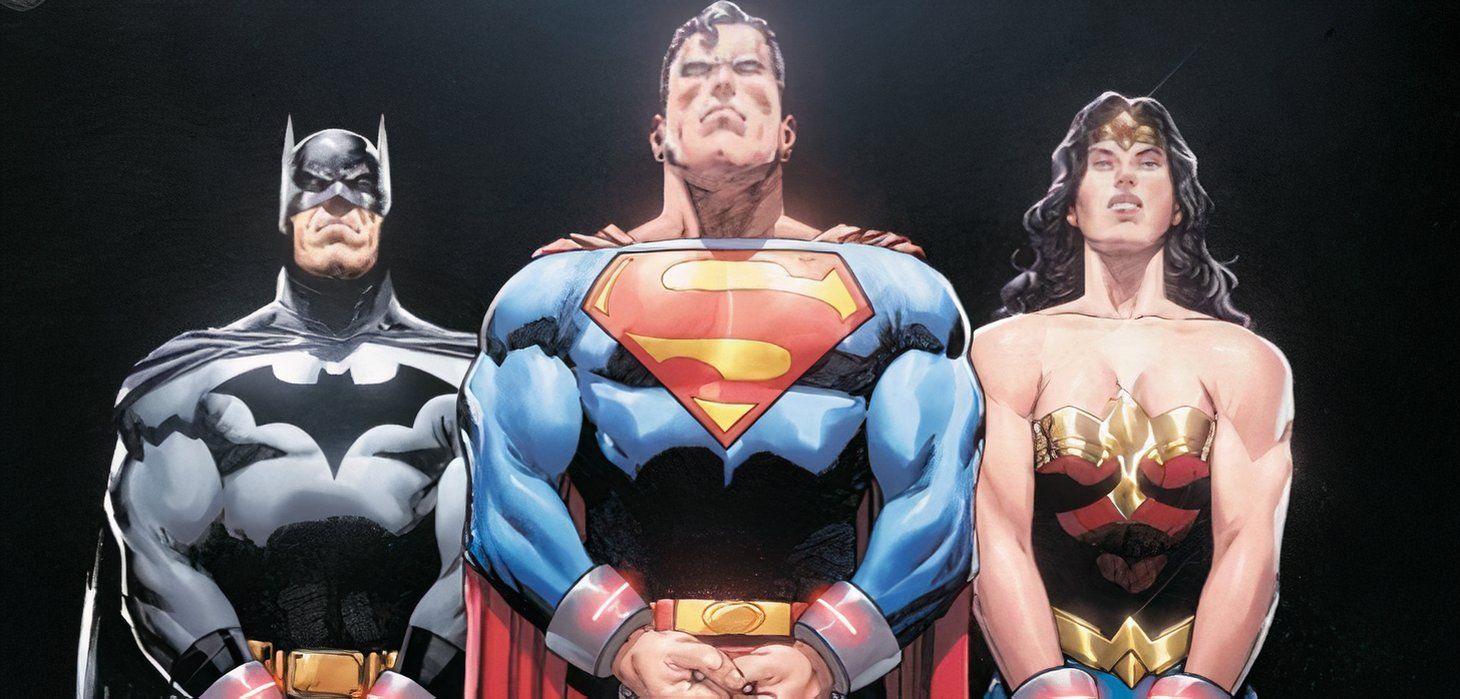 Die Absolute Power-Variante Nr. 1 umfasst Wonder Woman, Batman und Superman