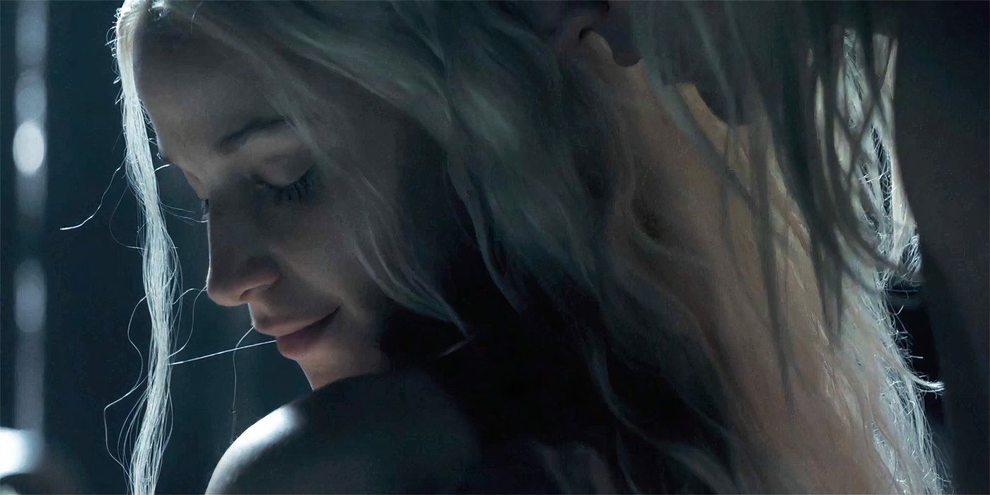 Alyssa Targaryen (Emeline Lambert) com Daemon em uma visão em House of the Dragon temporada 2, episódio 5