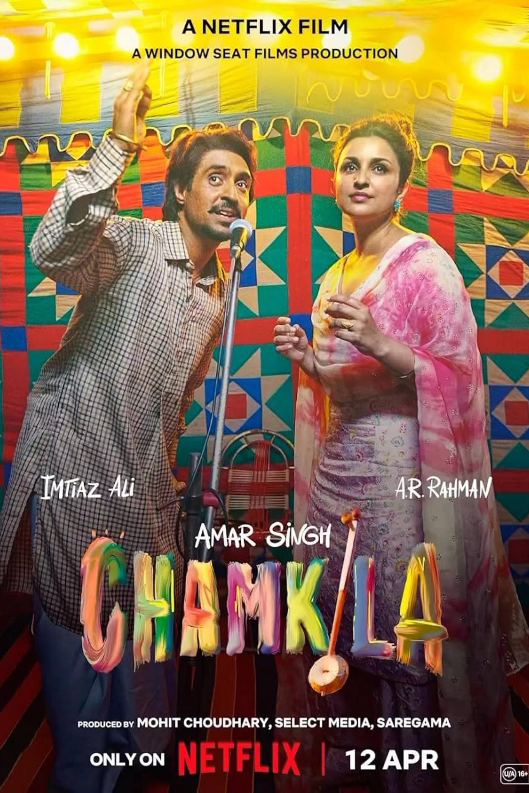 Amar Singh Chamkila (2024) - Poster