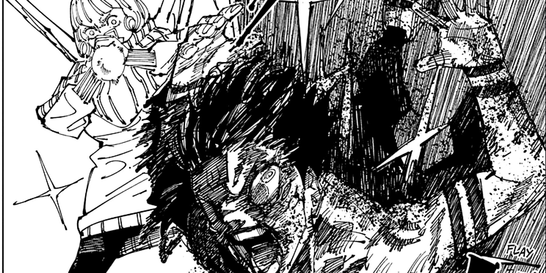 Angel começa a queimar Sukuna vivo com a Escada de Jacob em Jujutsu Kaisen