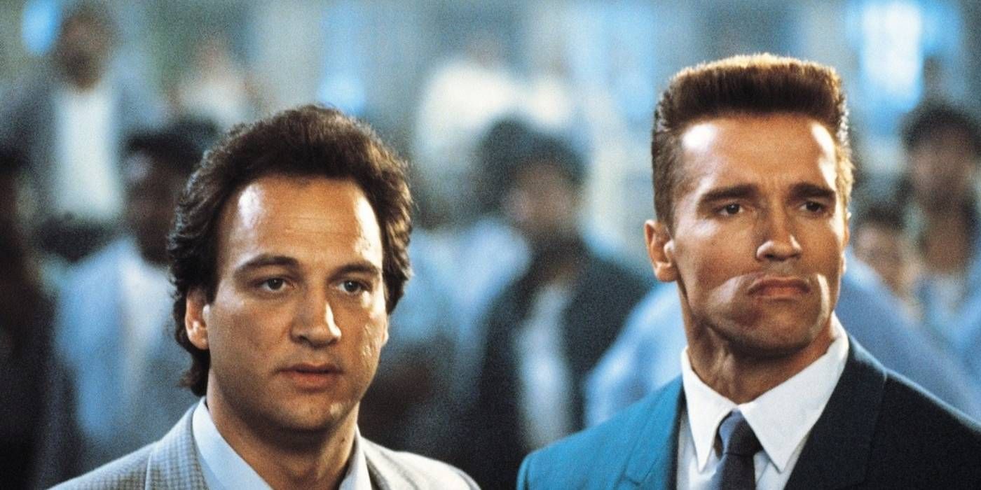 Arnold Schwarzenegger und Jim Belushi in Red Heat (1988)