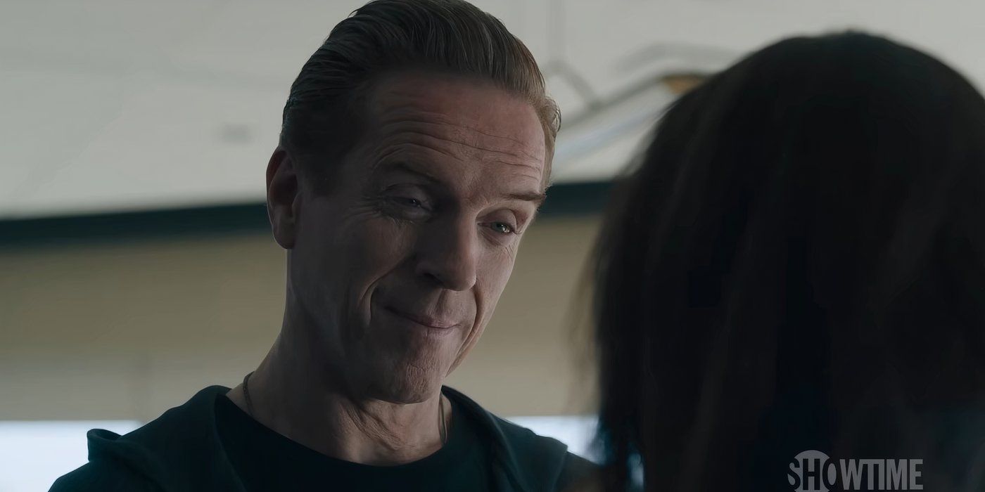 Axe (Damian Lewis) y Wendy (Maggie Siff) hablan en el final de Billions