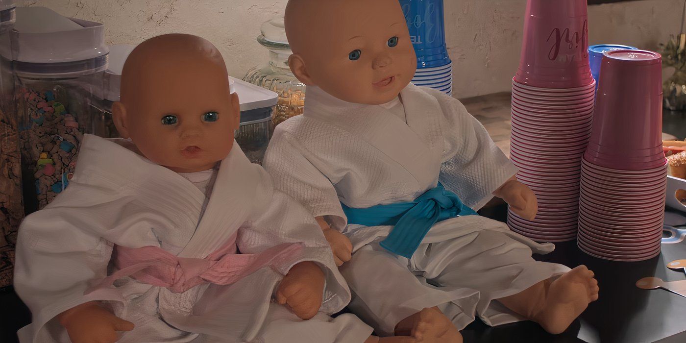 Babies wear karate gi in season 6 of Cobra Kai