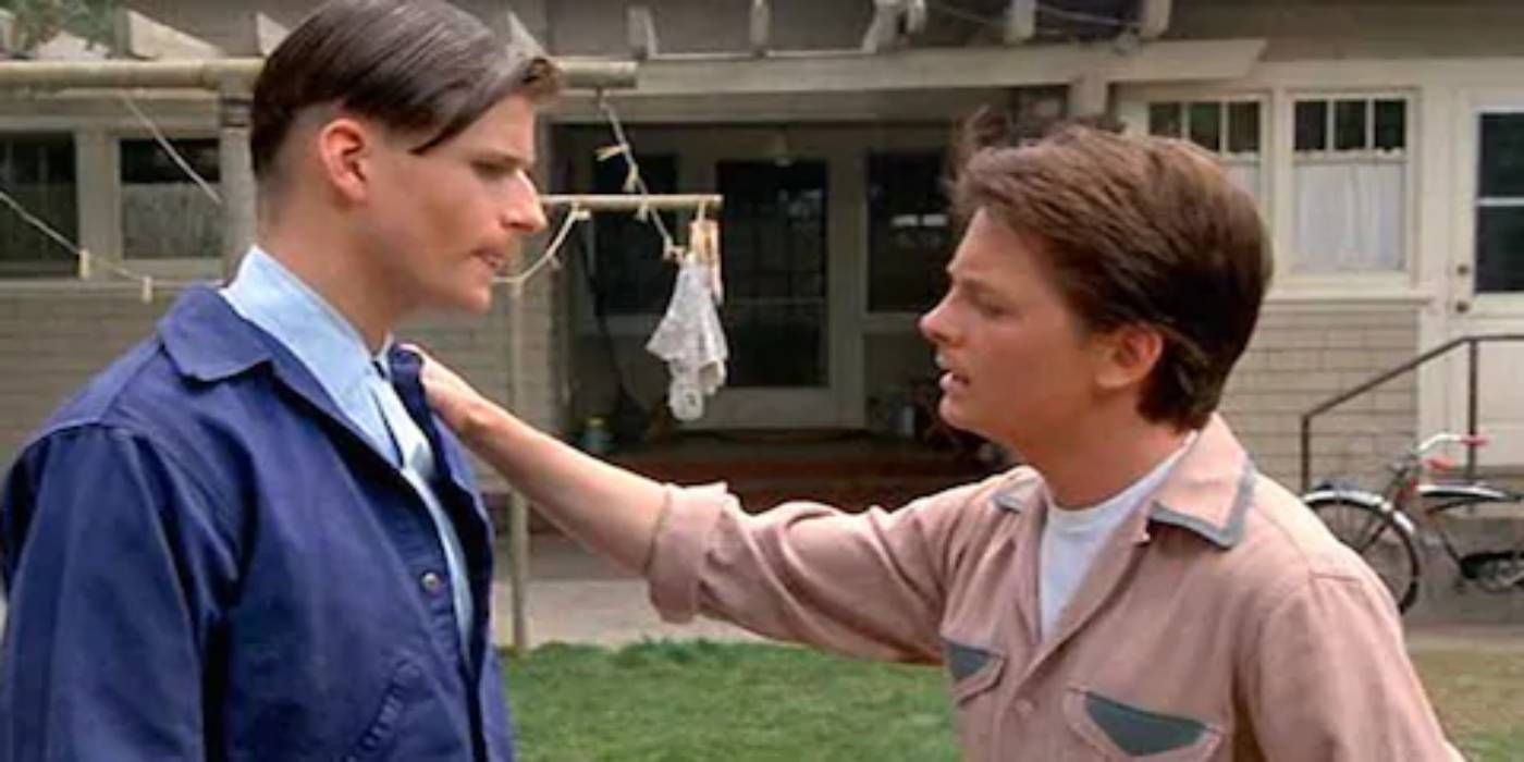 Back to the Future George and Marty McFly
