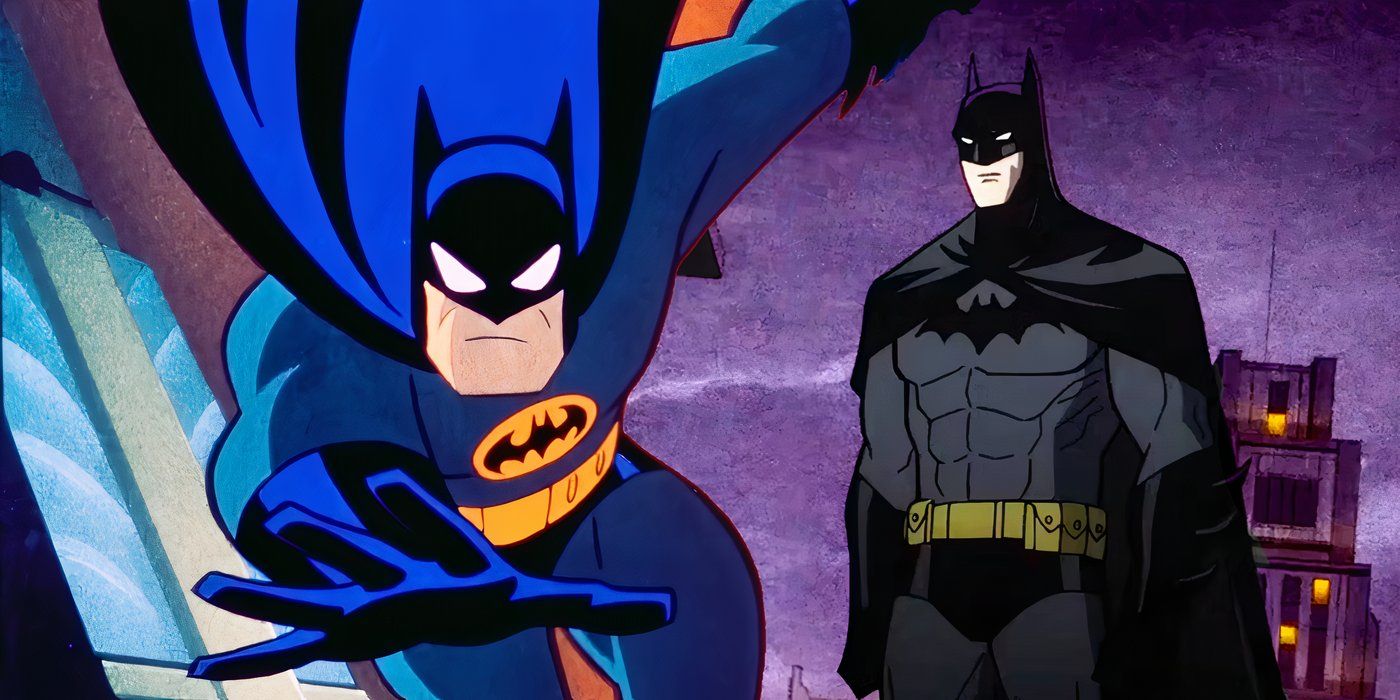 Batman from Batman the Animated Series and in the DCAU's Tomorrowverse