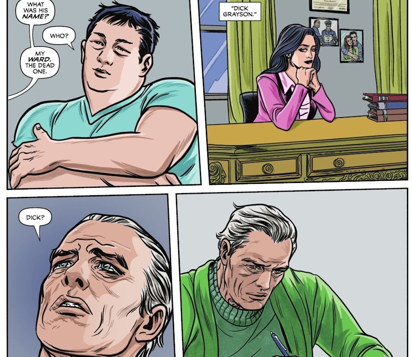 batman meets dick grason in dark age 2