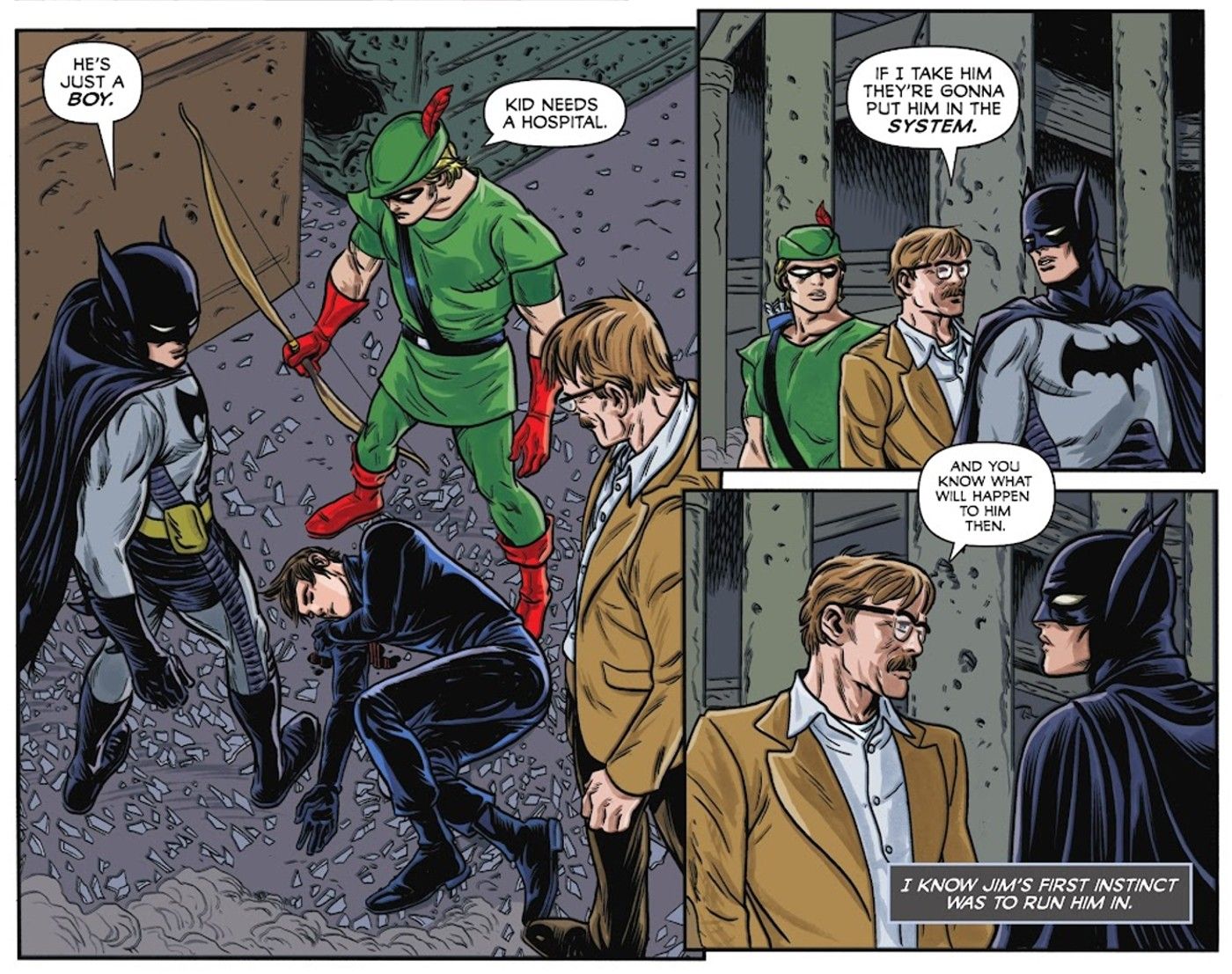 batman meets dick grason in dark age