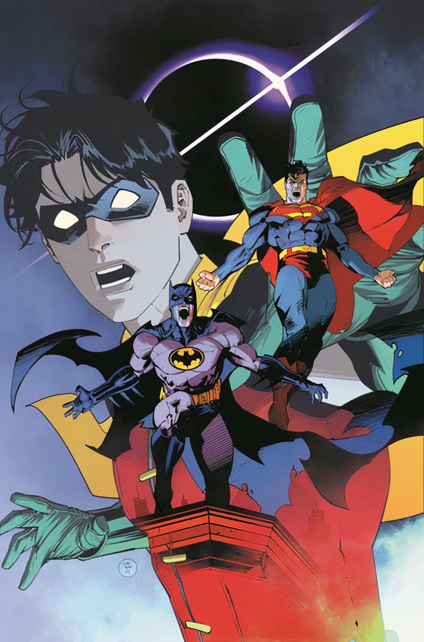 Batman Superman World's Finest #32 com Robin na capa principal