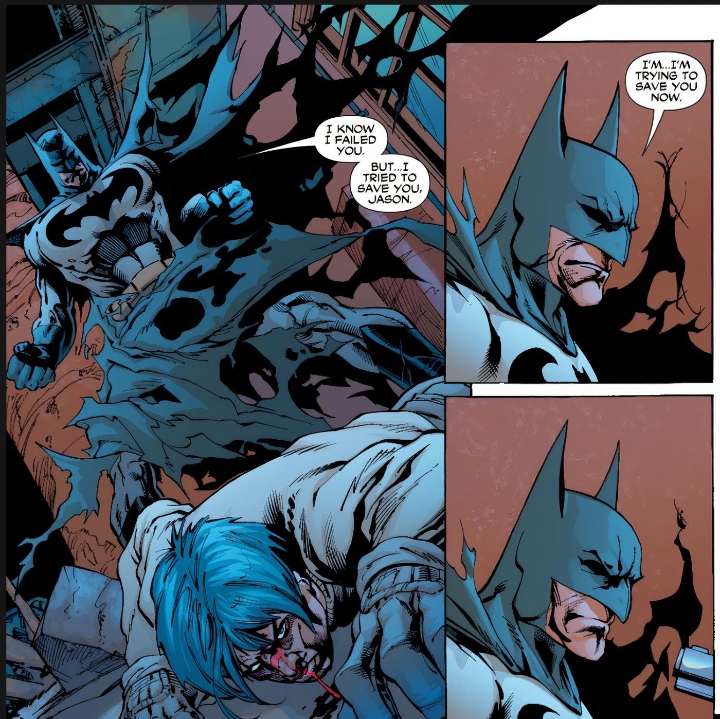 BAtman Sob o Capuz Vermelho salva Jason Todd-1