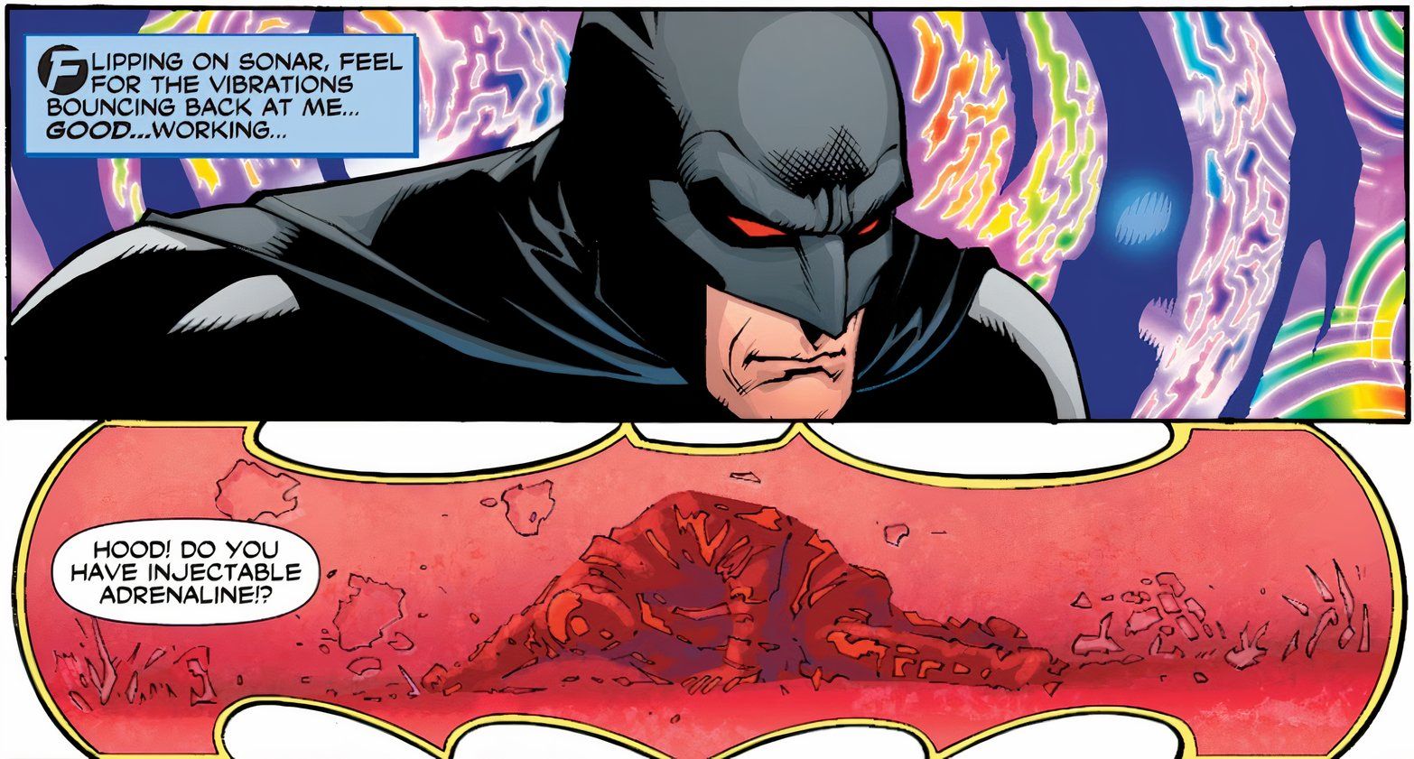 Batman vs Vertigo in Batman Under the Red Hood p2