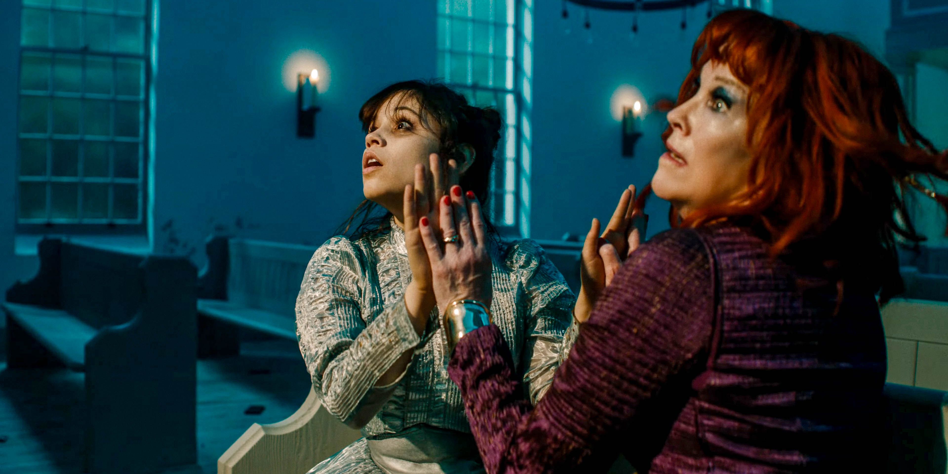 Jenna Ortega & Catherine O’Hara Reveal The “Childlike Excitement And Wonder” Of Beetlejuice Beetlejuice Set