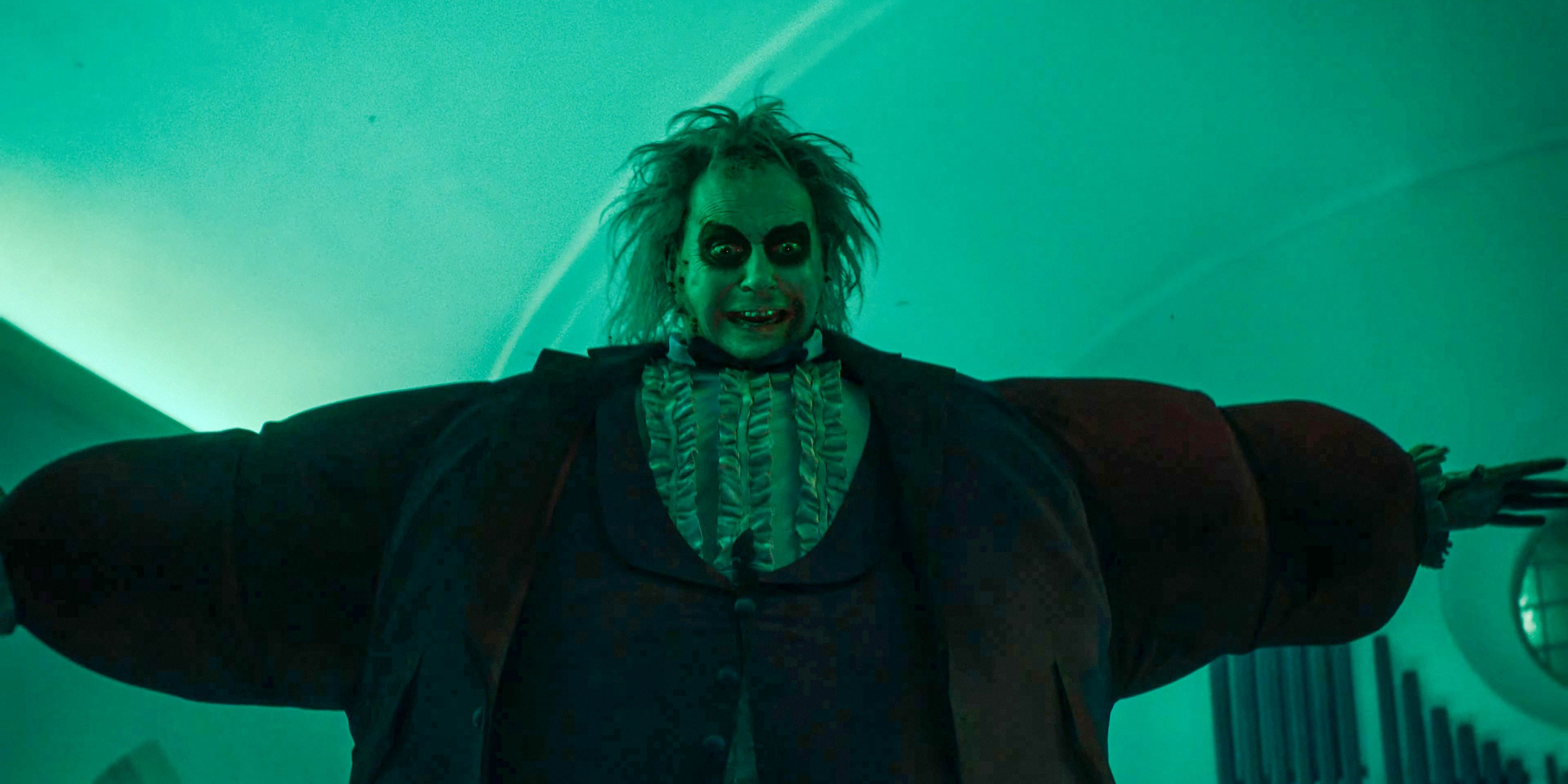 Beetlejuice Beetlejuice: Por qué Betelgeuse de Michael Keaton solo aparece durante 17 minutos explicado por los escritores