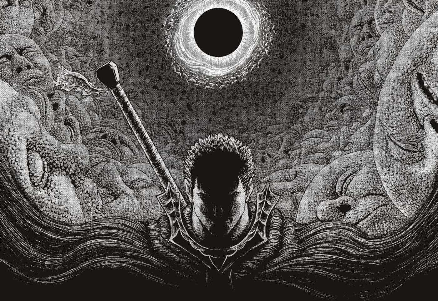 Los mejores paneles de Berserk, Guts y Eclipse.