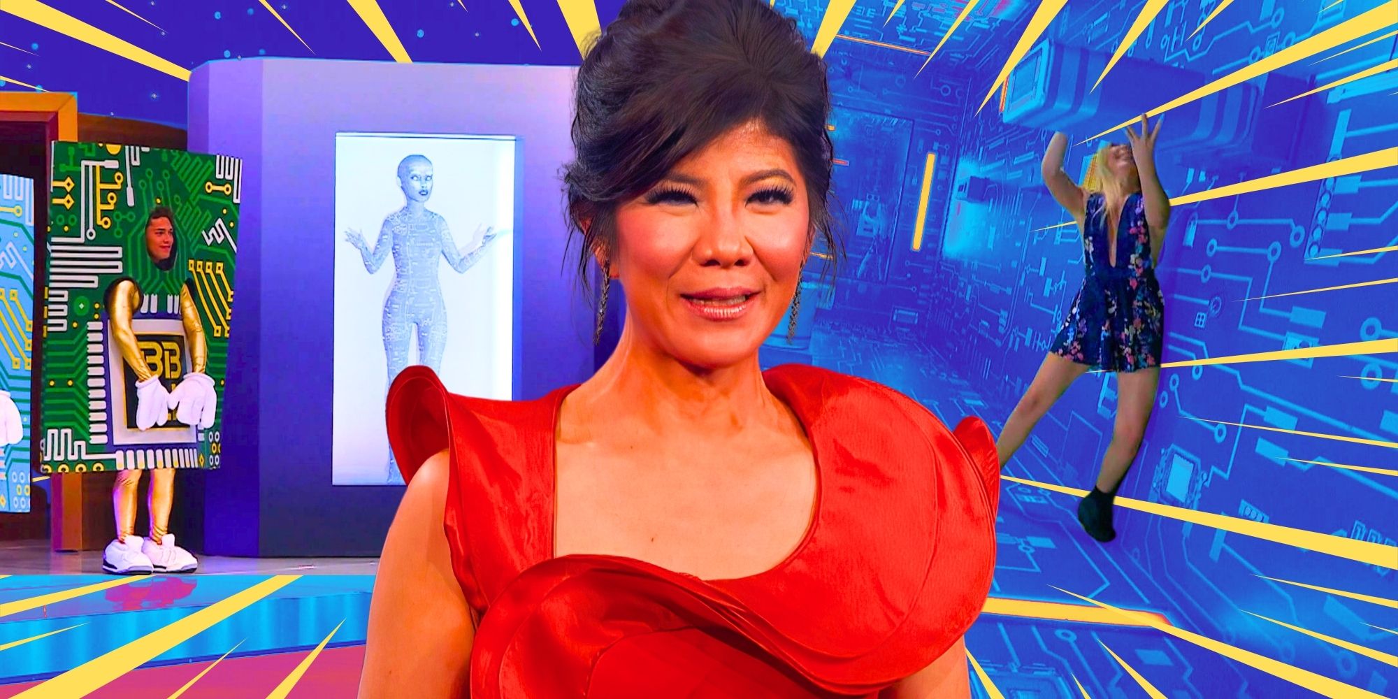 Big Brother 26 host with AI challenge background
