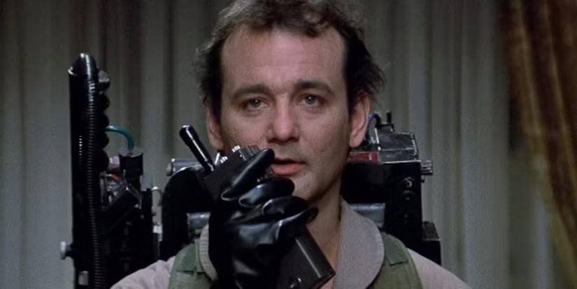 Bill Murray talking on the radio as Peter Venkman in Ghostbusters