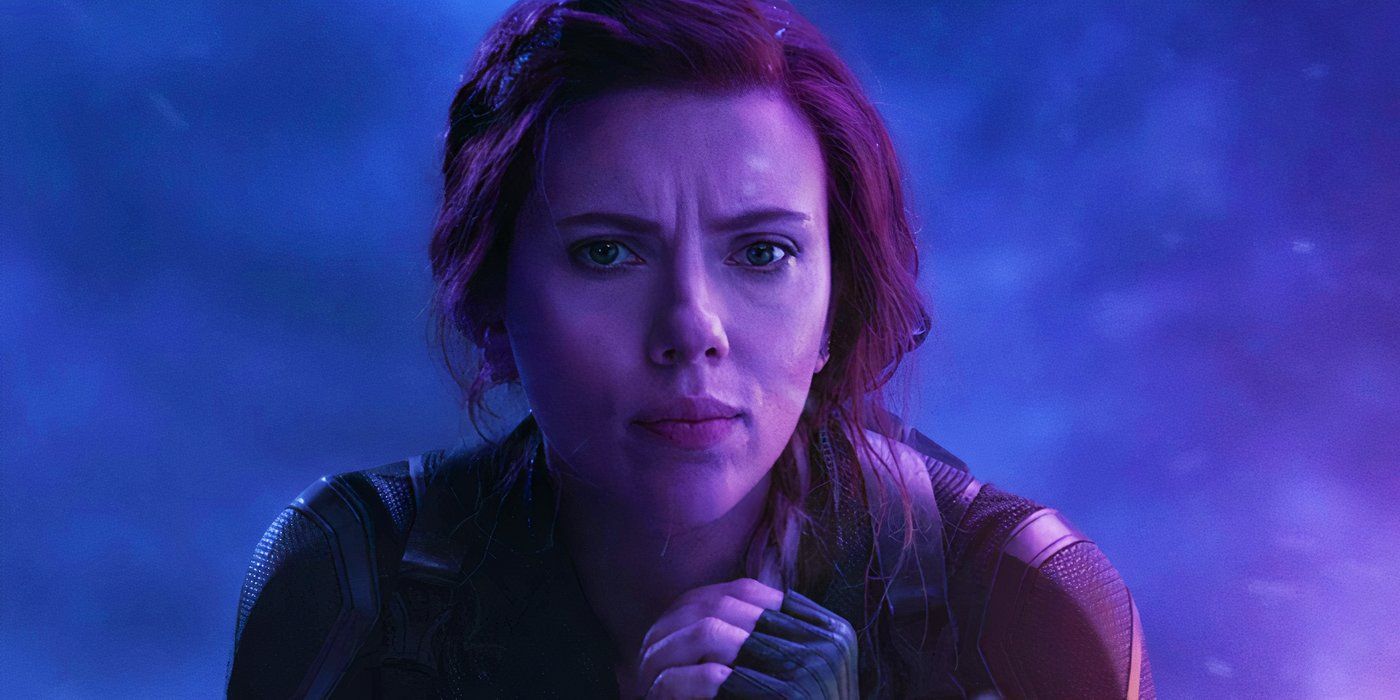 Black Widow contemplating her death in Avengers Endgame