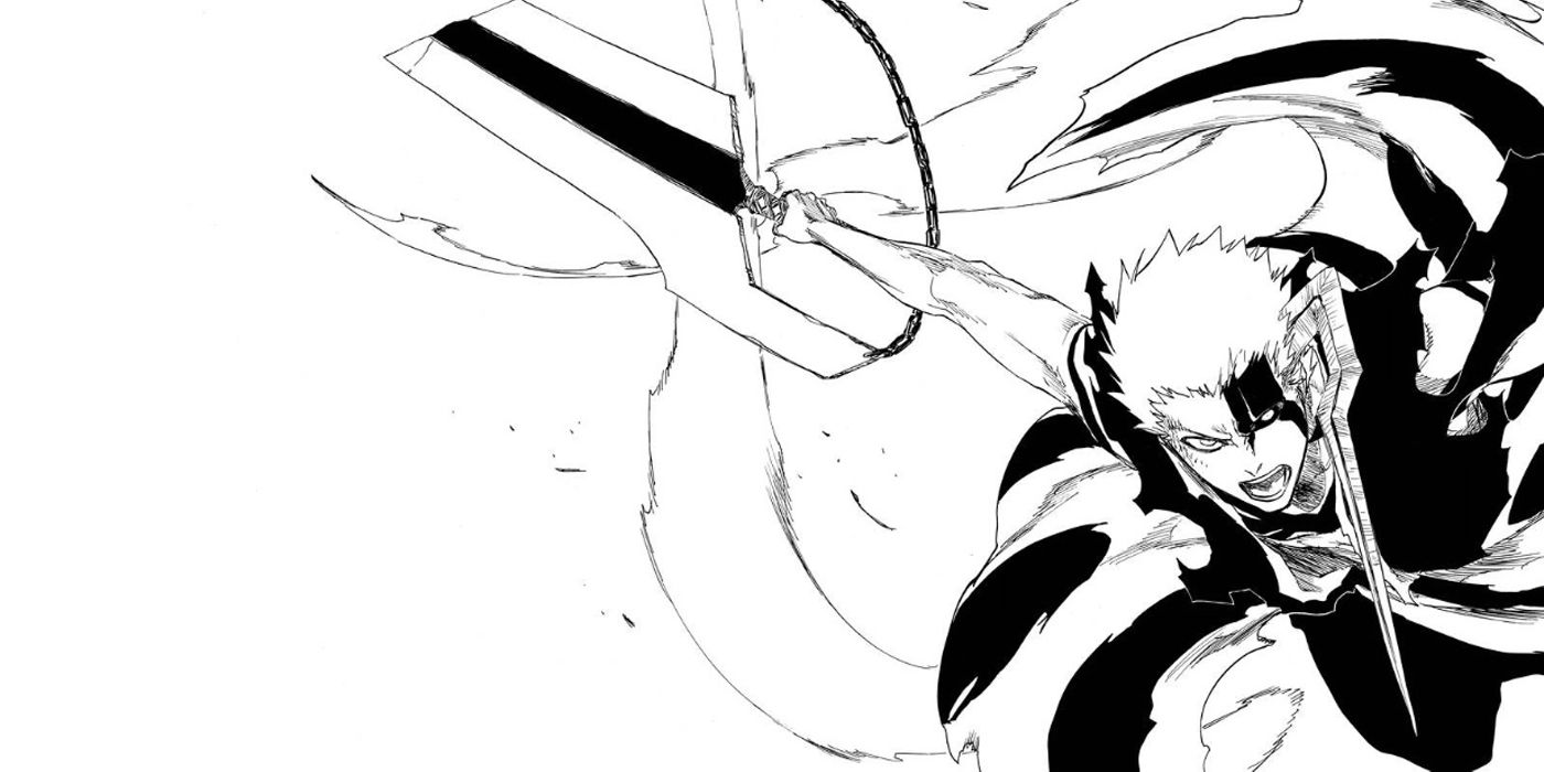 Yhwach spezza all'istante la spada di Ichigo.