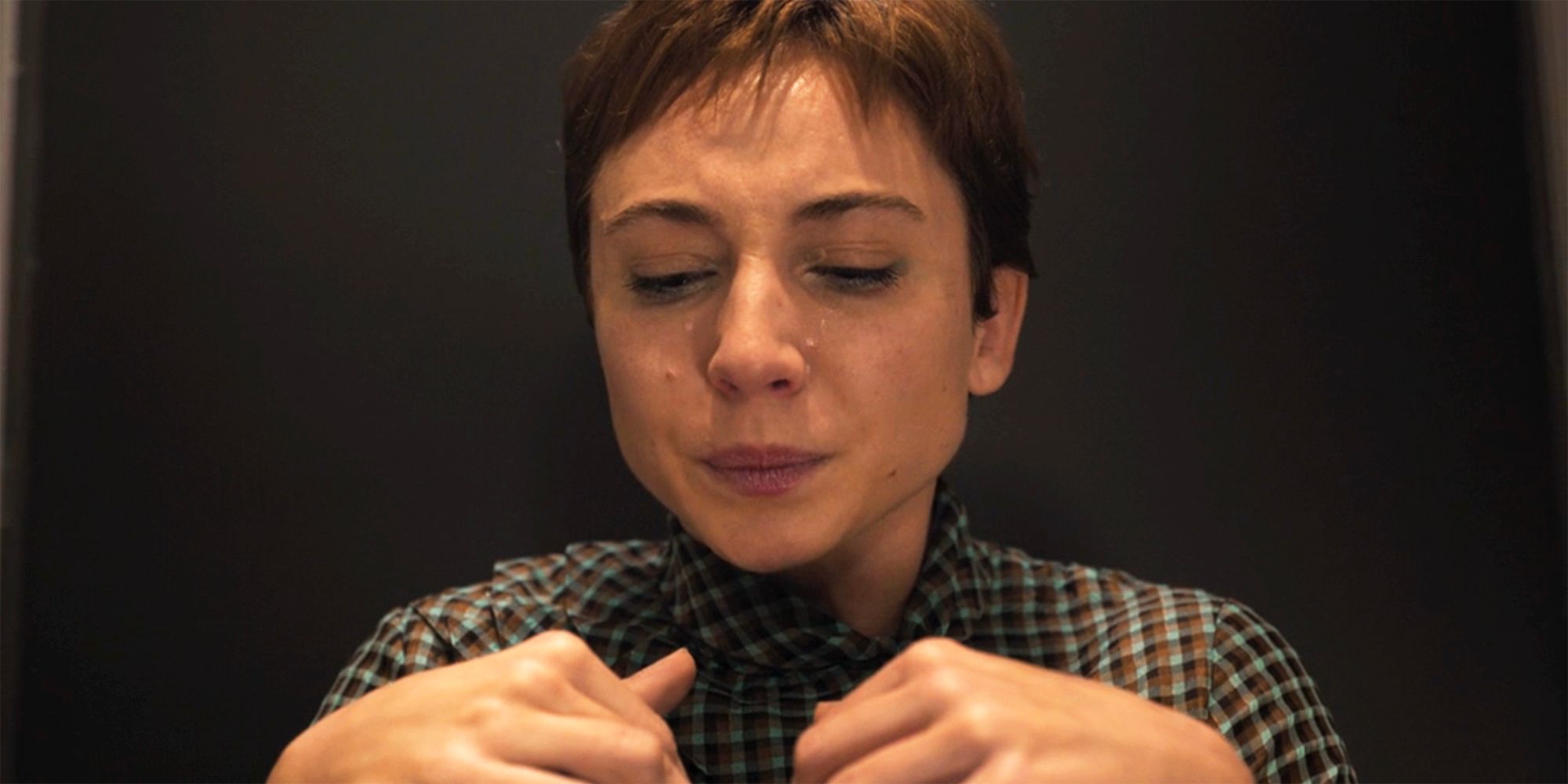 Blue crying in a bathroom stall in NCIS Sydney