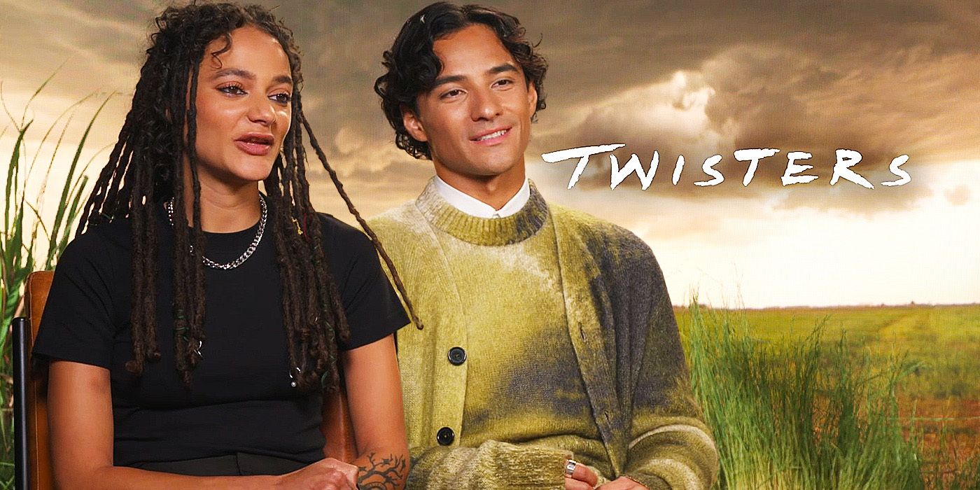 Twisters Stars Brandon Perea & Sasha Lane Praise Lee Isaac Chung's Free Flowing Directing Style