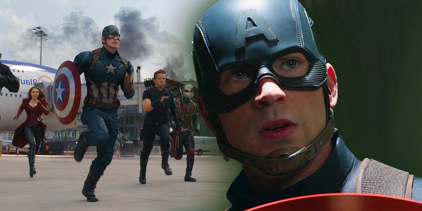 Captain America with Team Cap in Captain America Civil War