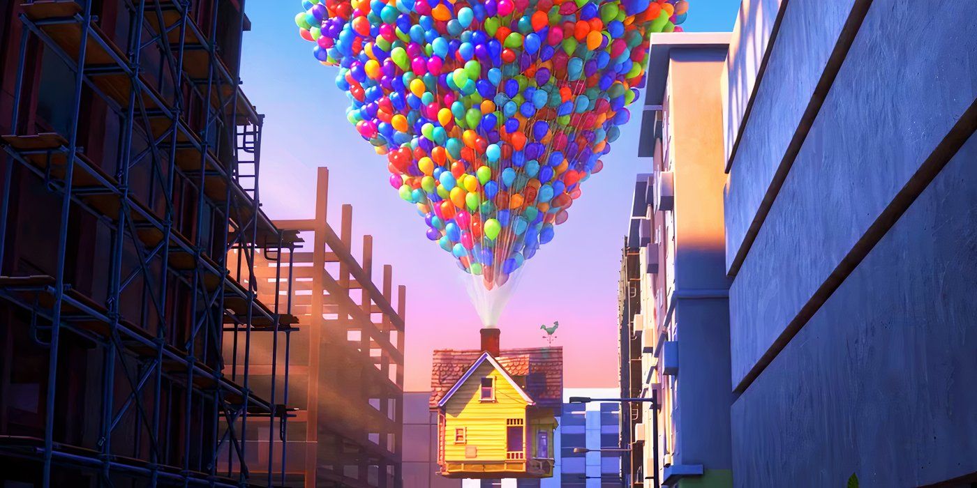 Carl's House & Floating Balloons From Up Get Incredible Recreation With Just Chocolate