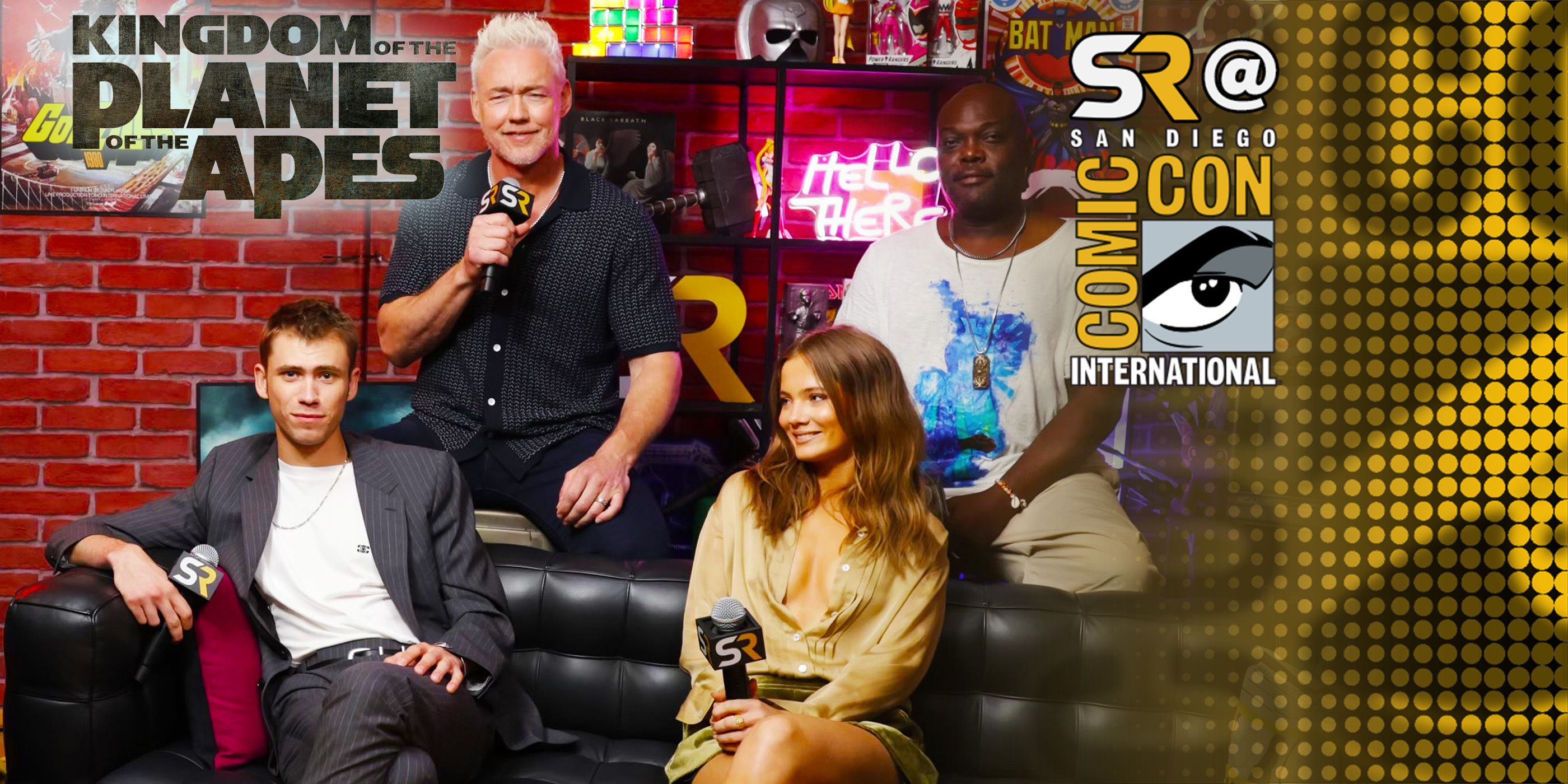 Cast of Kingdom of the Planet of the Apes at SDCC