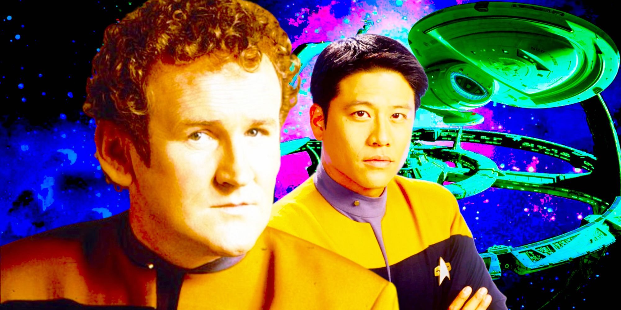 Chief O&rsquo;Brien and Harry Kim From Star Trek_ DS9 and Voyager