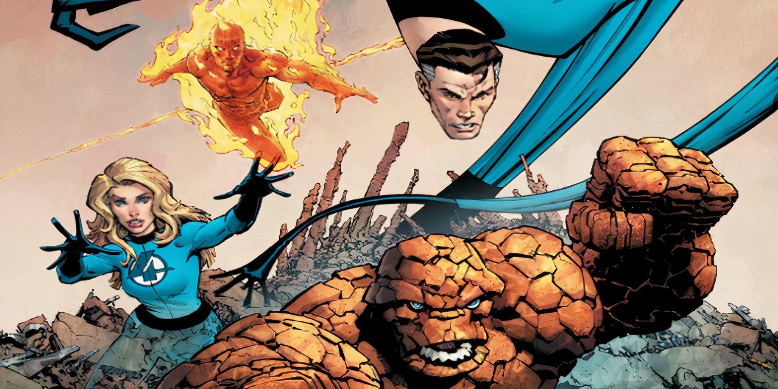 Fantastic Four Confirms New Love Interest for Human Torch as Marvel Debuts New Alien Species