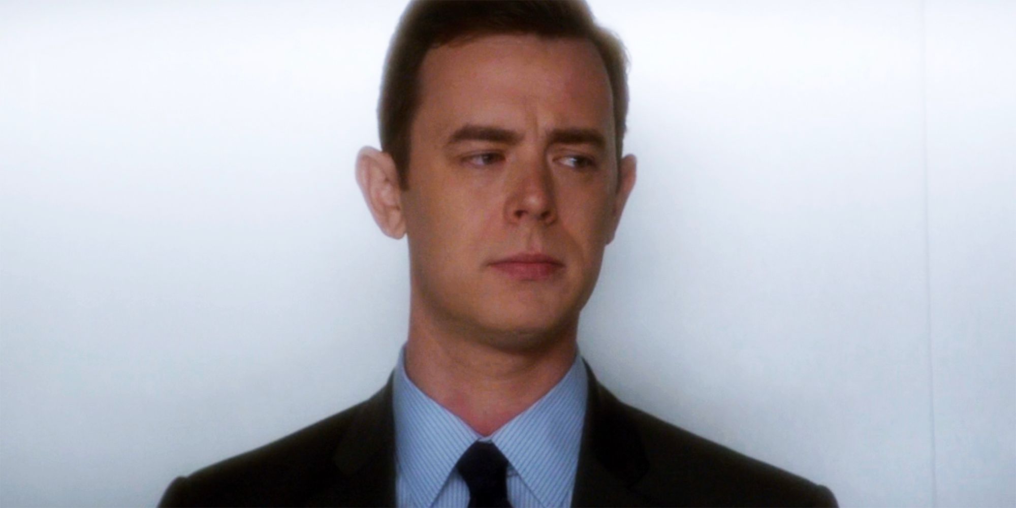 Colin Hanks in the NCIS elevator