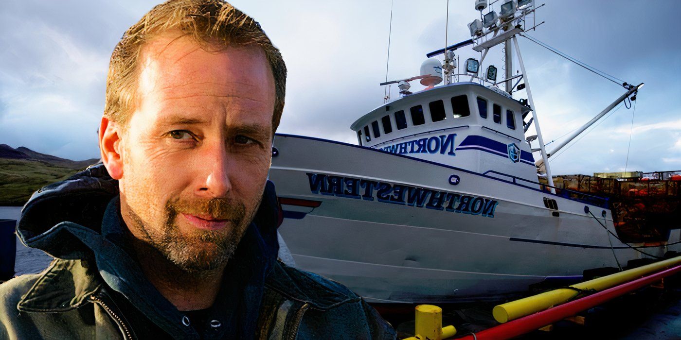 Collage of Edgar Hansen and the Northwestern on Deadliest Catch.