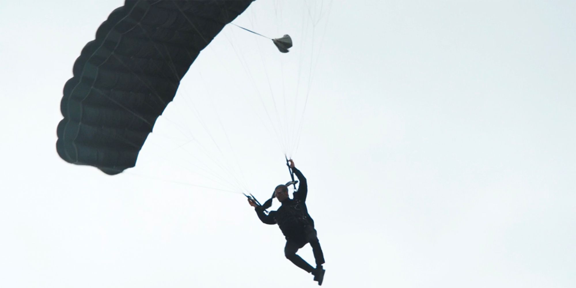 Colter Shaw sky diving in the Tracker episode Into the Wild