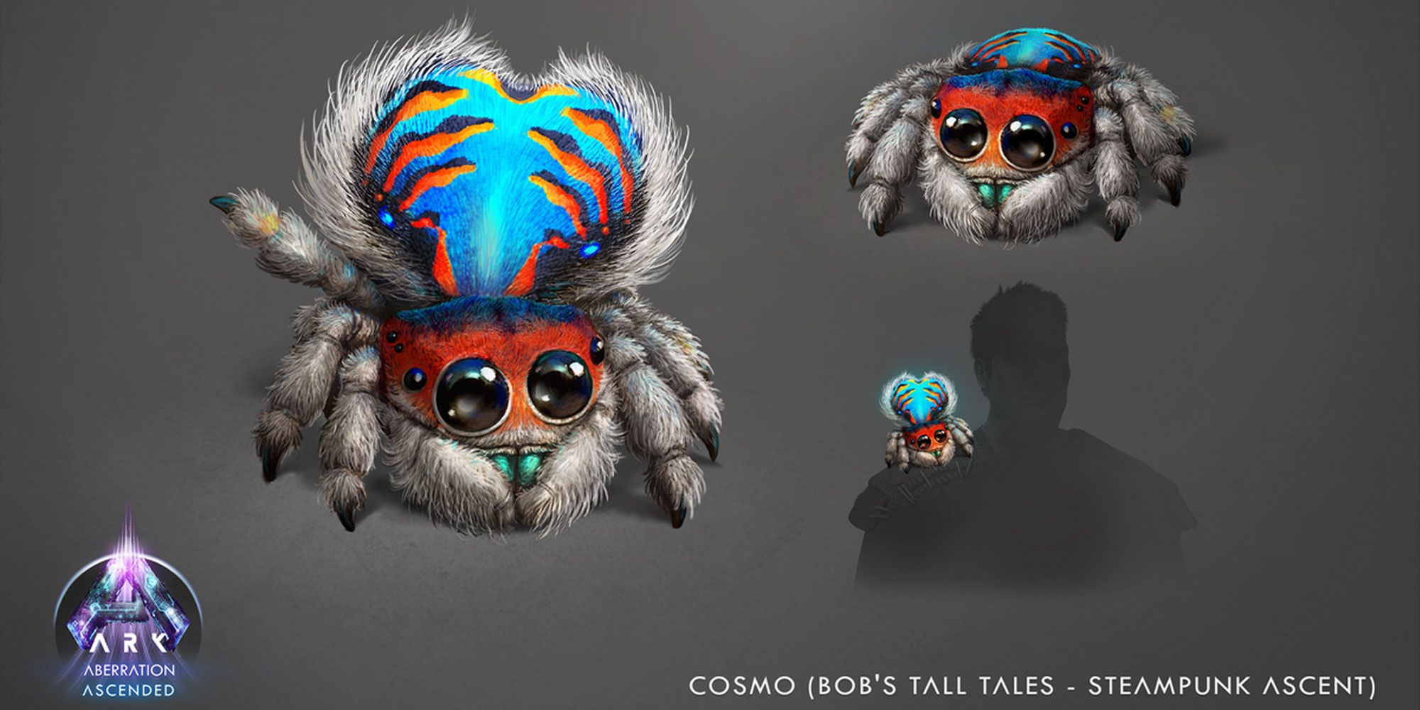 Araña Cosmo Steampunk Ascent de Ark Survival Ascended. 