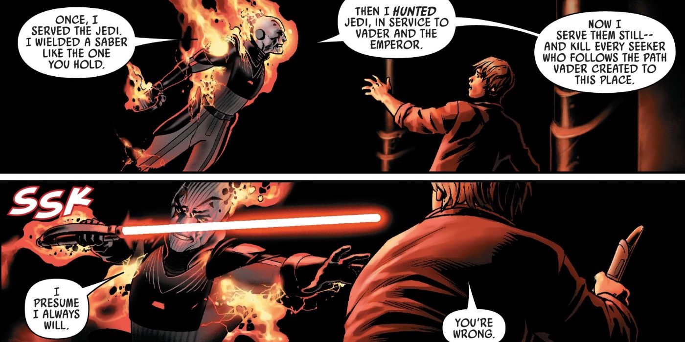 La maldición del Gran Inquisidor y Luke Skywalker en Star Wars #6 (2020)