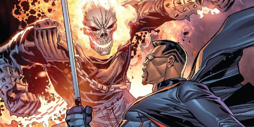 Danny Vs Ghost Rider Ghost Rider's New Flaming Skull Design Might Be the Coolest He's Ever ...