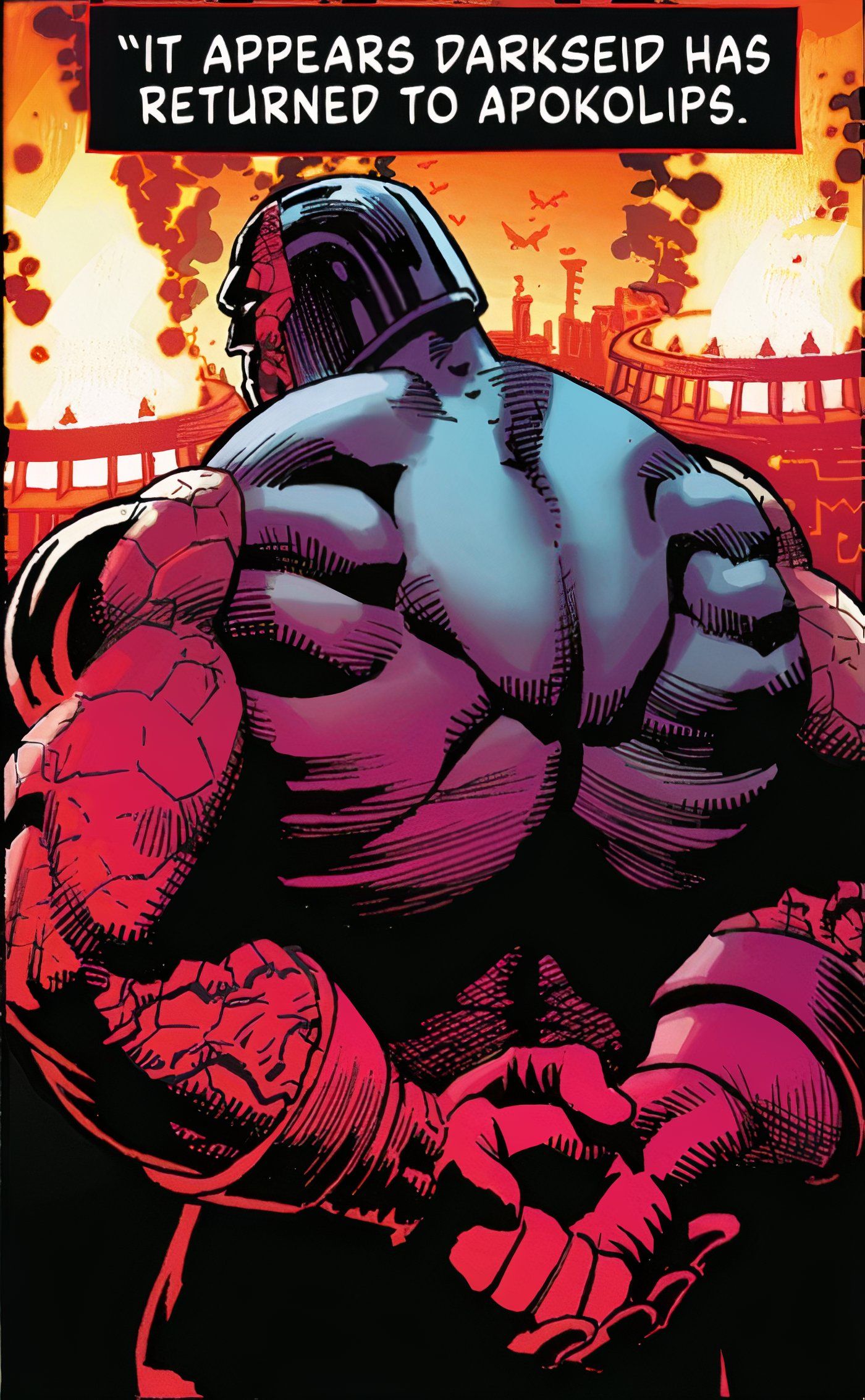 Darkseid in Crisi Oscura #7