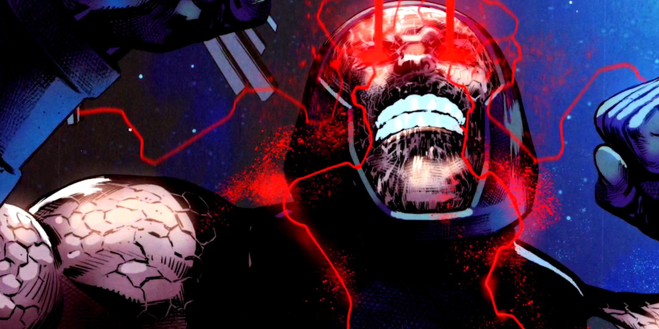 DARKSEID WITH LASER EYES OMEGA EFFECT