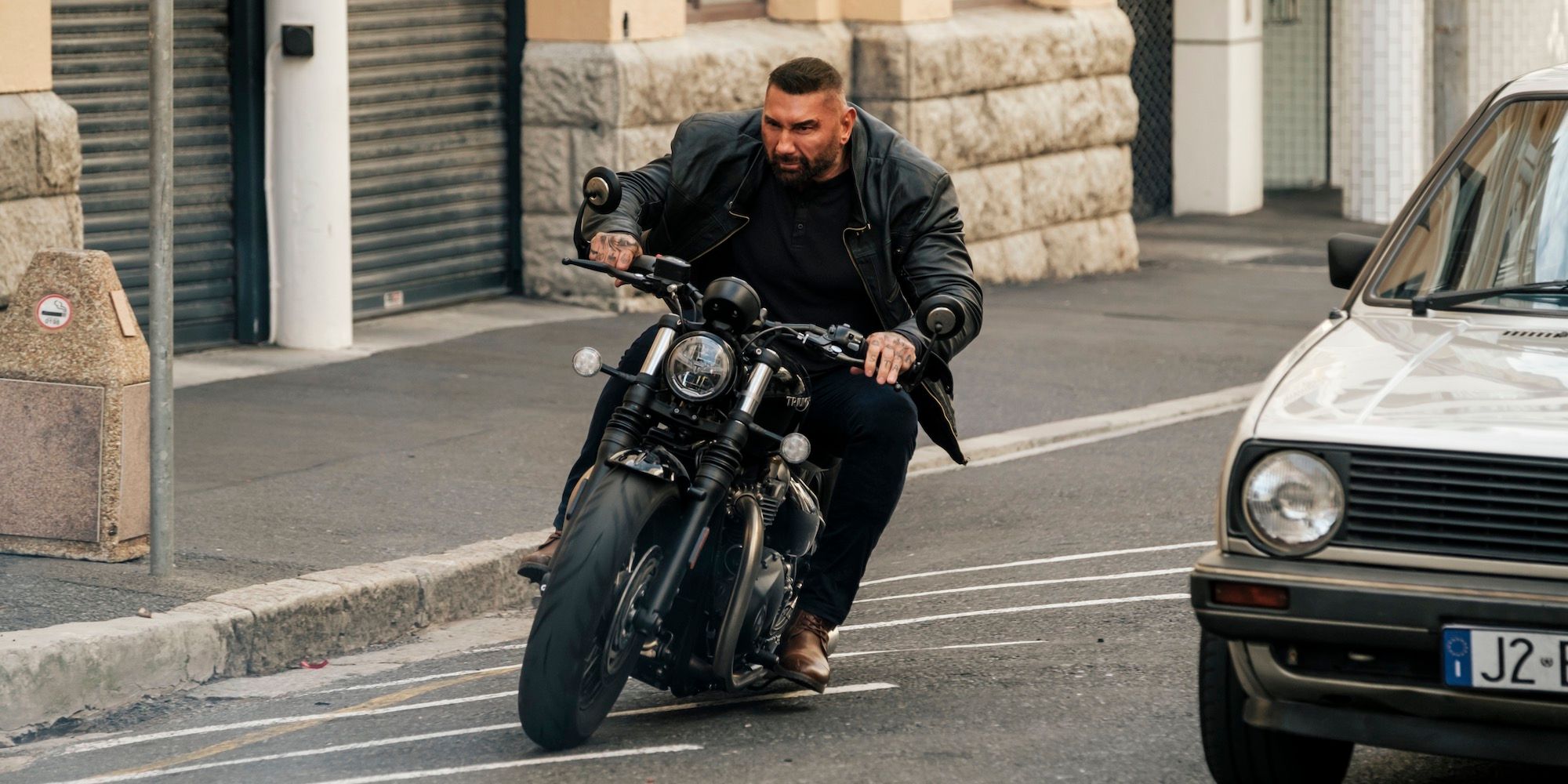 My Spy: The Eternal City's Dave Bautista & Chloe Coleman On More Stunts, Spy Vs. Spy Dynamics, And DCU