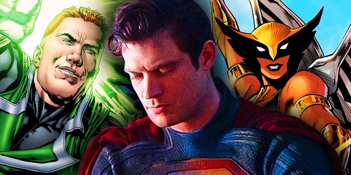 I’ve Worked Out Why Superman’s Green Lantern & Hawkgirl Look So Weird