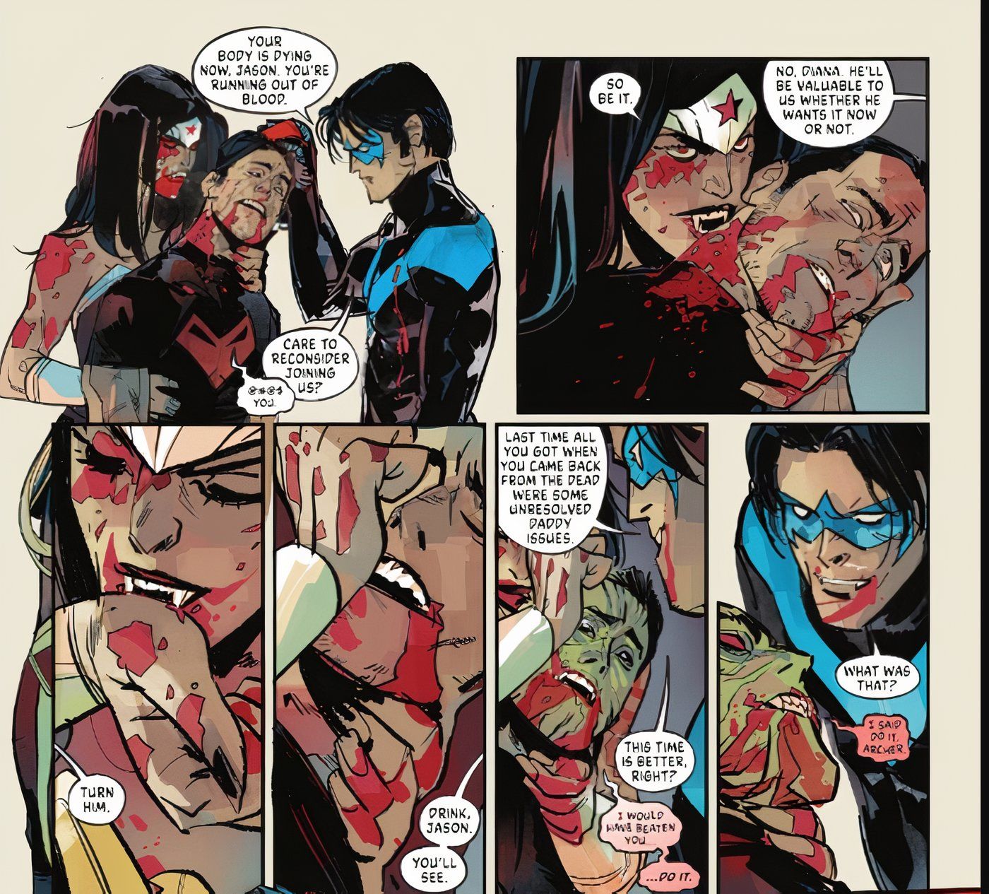 dc vs vampires jason dick wonder woman