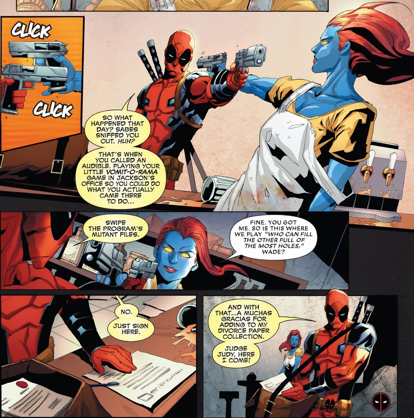 Deadpool Divorces Mystique