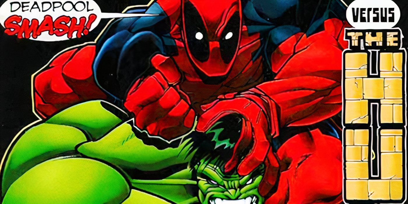 Deadpool en Hulk en Marvel Comics