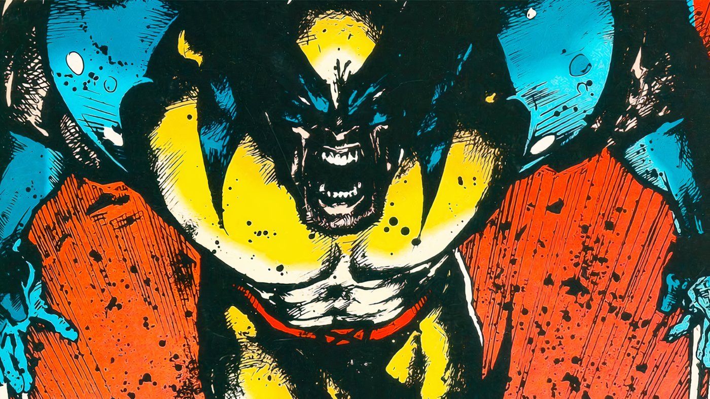 Wolverine is furious, clawing and yelling.