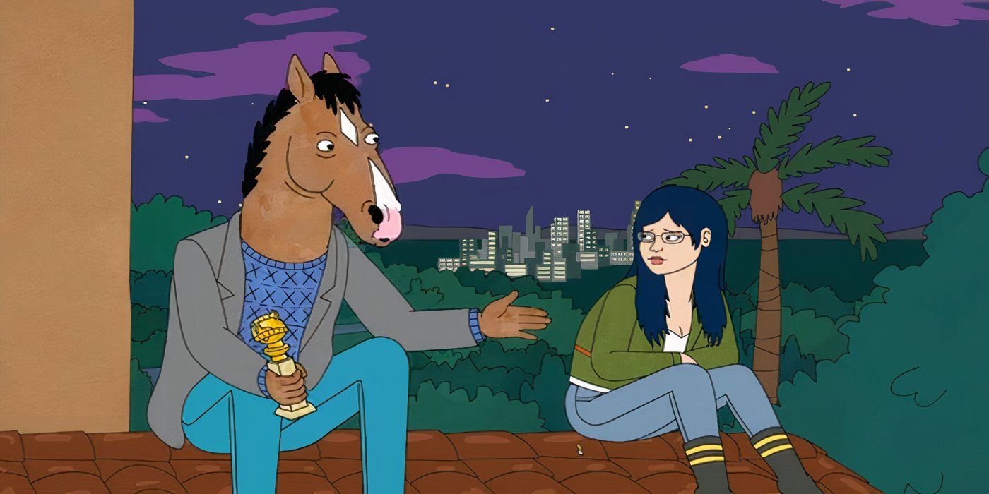Diane and BoJack discuss life in BoJack Horseman