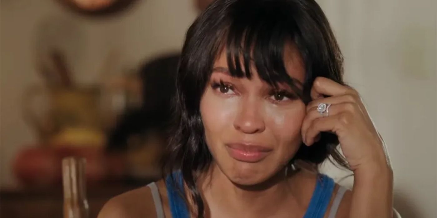 Meagan Good prestes a chorar no divórcio no preto