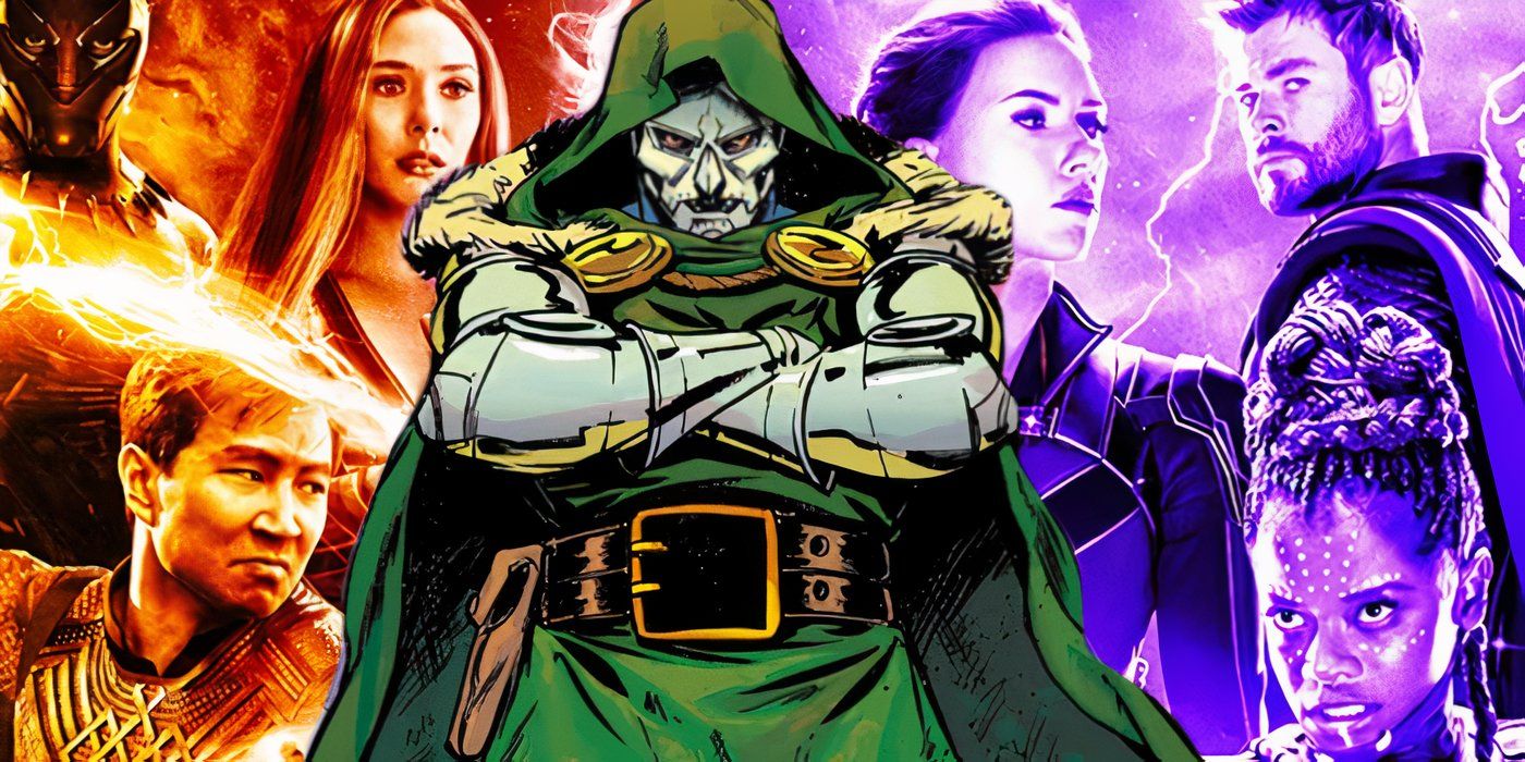 Doctor Doom imposed over MCU heroes